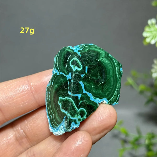 Green Peacock Rough Stone-ToShay.org