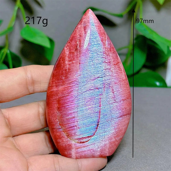 Red Moonstone Crystal Flame-ToShay.org