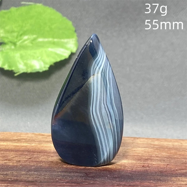 Black Silk Agate Torch-ToShay.org