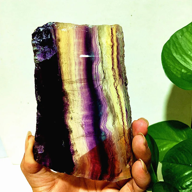 Rainbow Fluorite Slice-ToShay.org