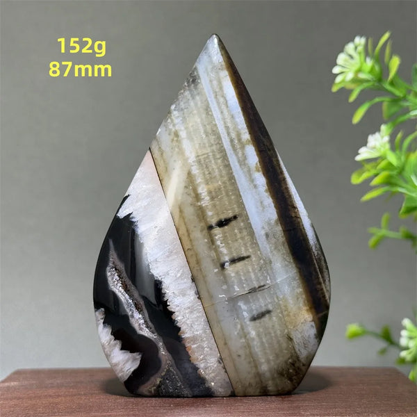 Black Striped Agate Torch-ToShay.org