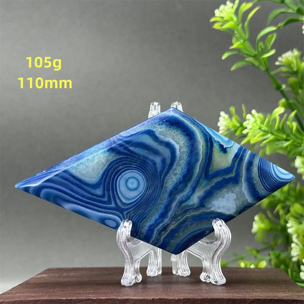 Blue Agate Lace Diamond-ToShay.org