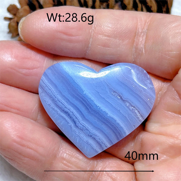 Blue Lace Agate Heart-ToShay.org
