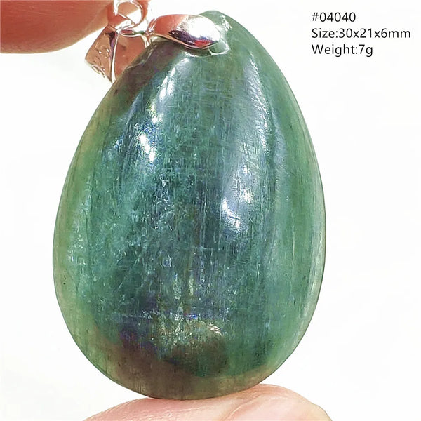 Green Blue Kyanite Pendant-ToShay.org