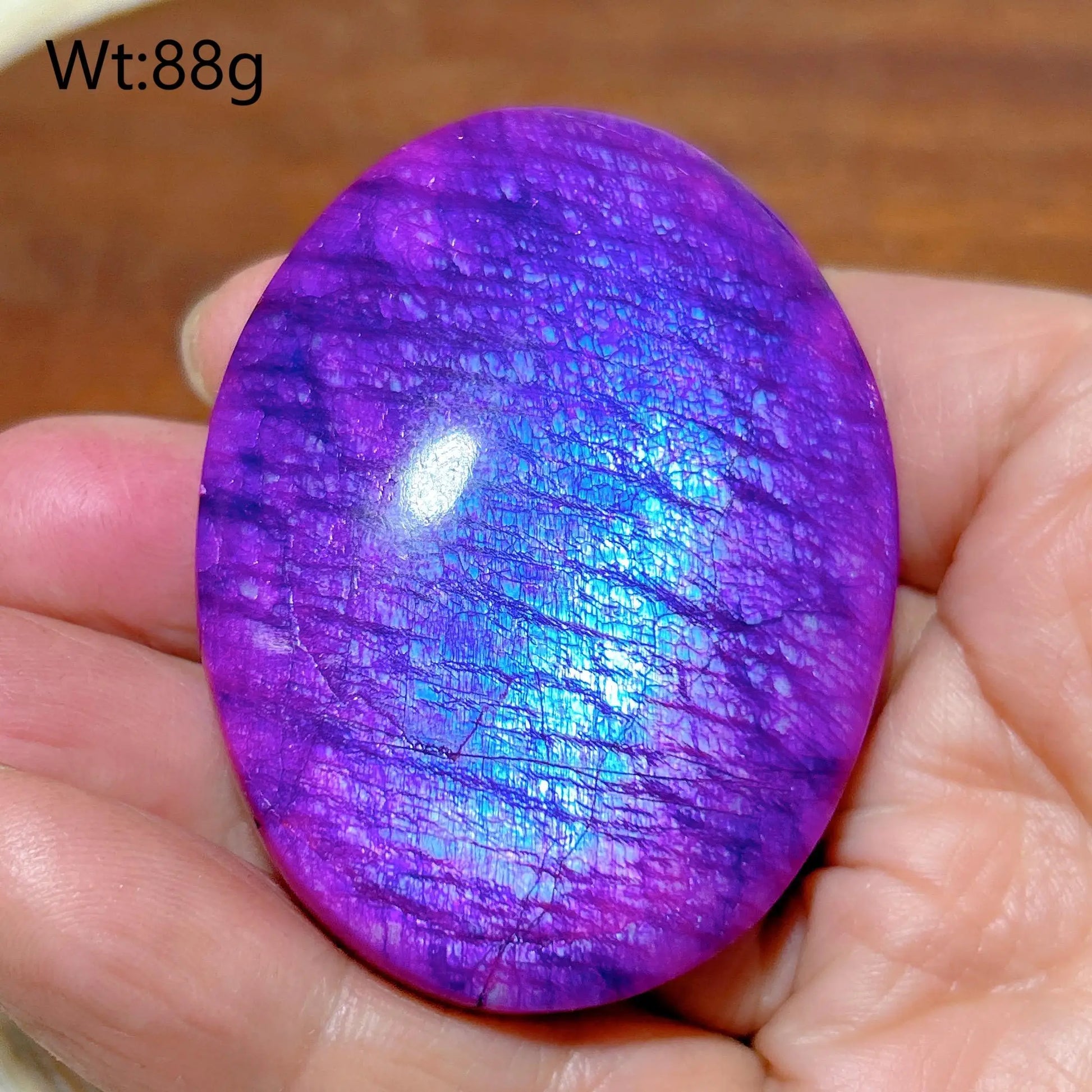 Violet Rainbow Moonstone-ToShay.org