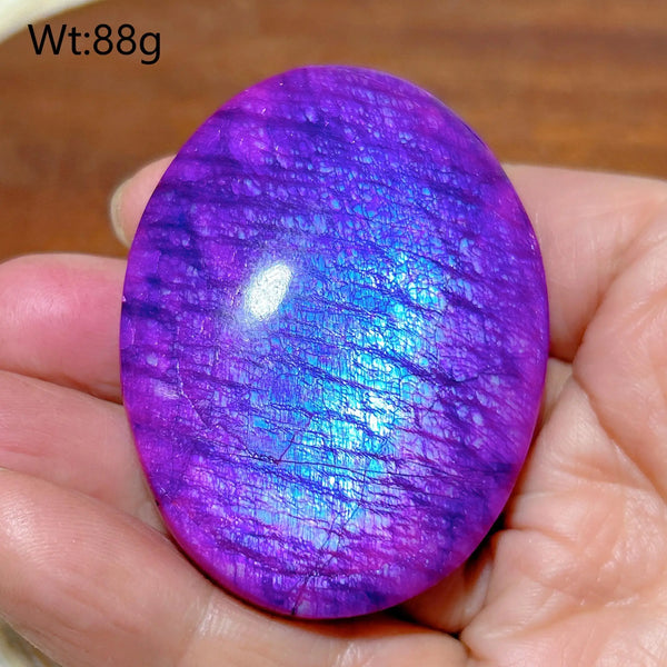 Purple Violet Rainbow Moonstone-ToShay.org