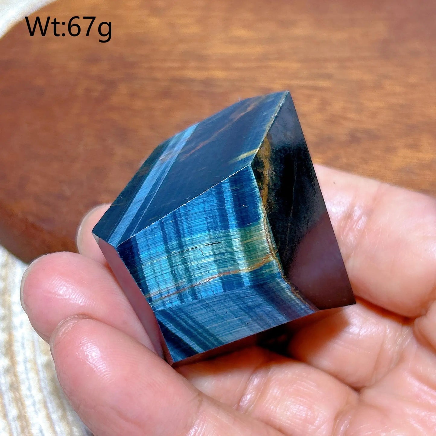 Blue Yellow Flash Tiger Eye-ToShay.org