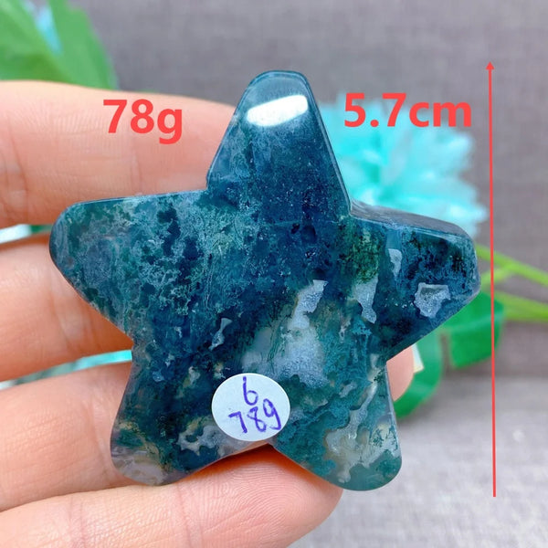 Green Moss Agate Star-ToShay.org