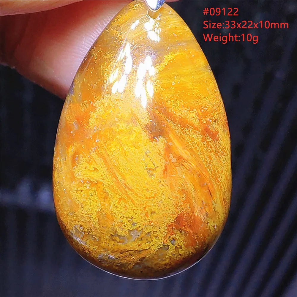Blue Pietersite Chatoyant Pendant-ToShay.org
