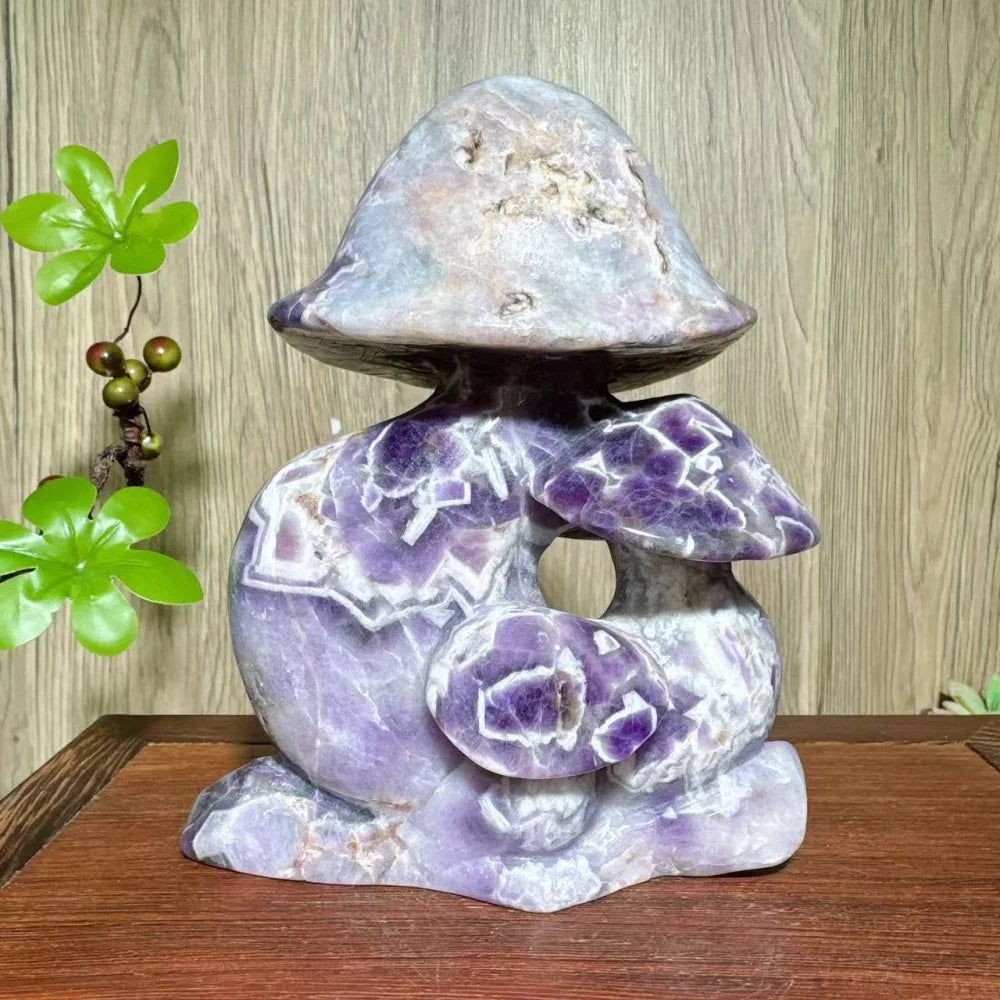 Purple Dream Amethyst Mushroom-ToShay.org