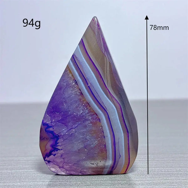 Violet Agate Torch-ToShay.org