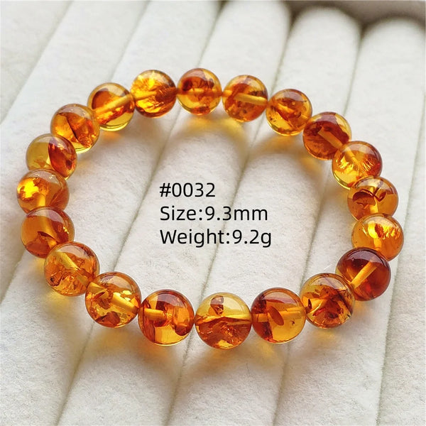 Yellow Amber Bead Bracelet-ToShay.org