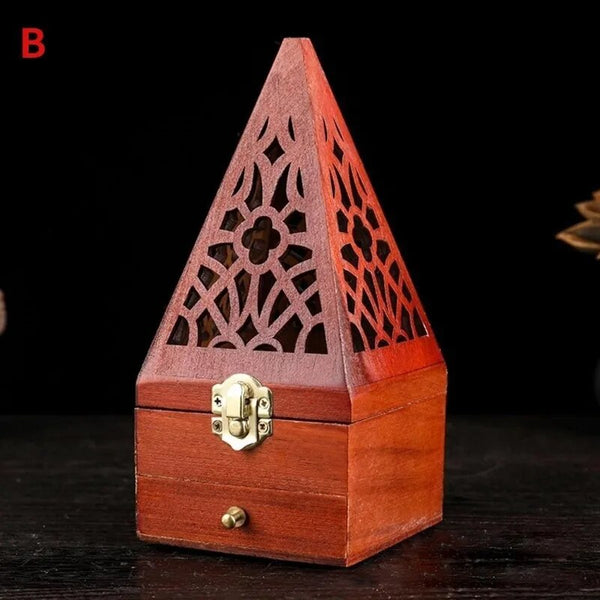 Wood Incense Burner Box-ToShay.org