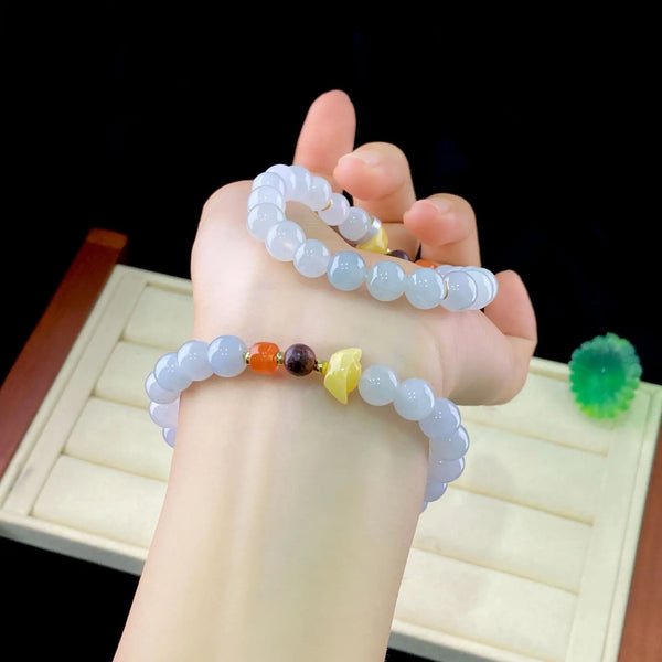 White Jadeite Bracelet-ToShay.org