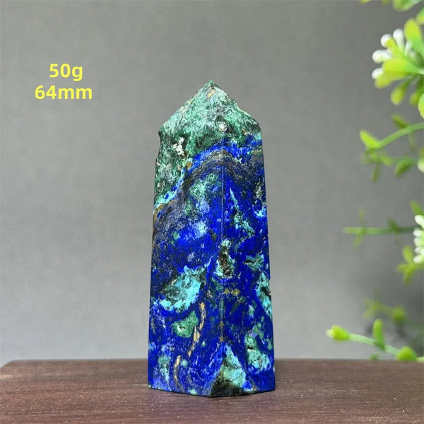 Blue Azurite Wand-ToShay.org
