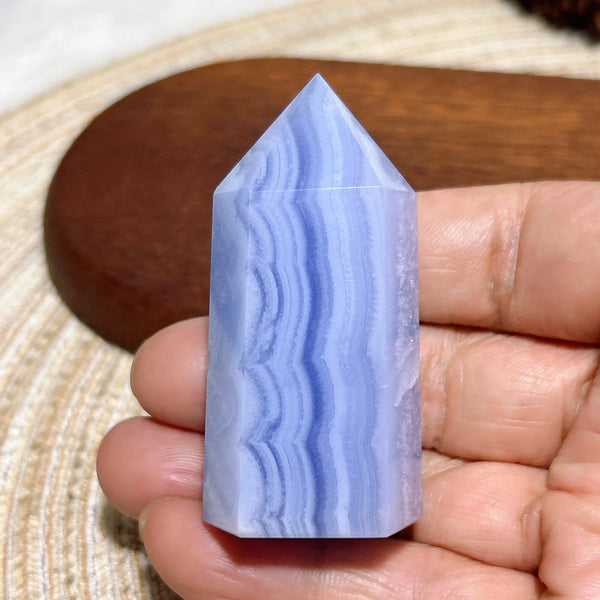 Blue Lace Agate Point-ToShay.org