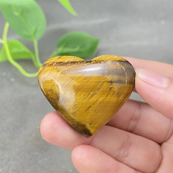 Yellow Tiger Eye Heart-ToShay.org