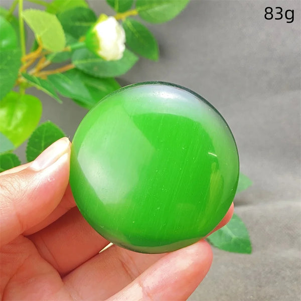 Green Cats Eye Pendant-ToShay.org