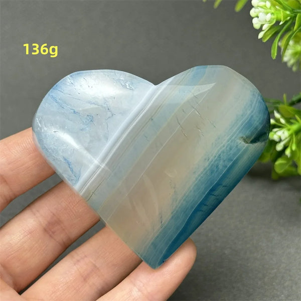 Blue Agate Heart-ToShay.org
