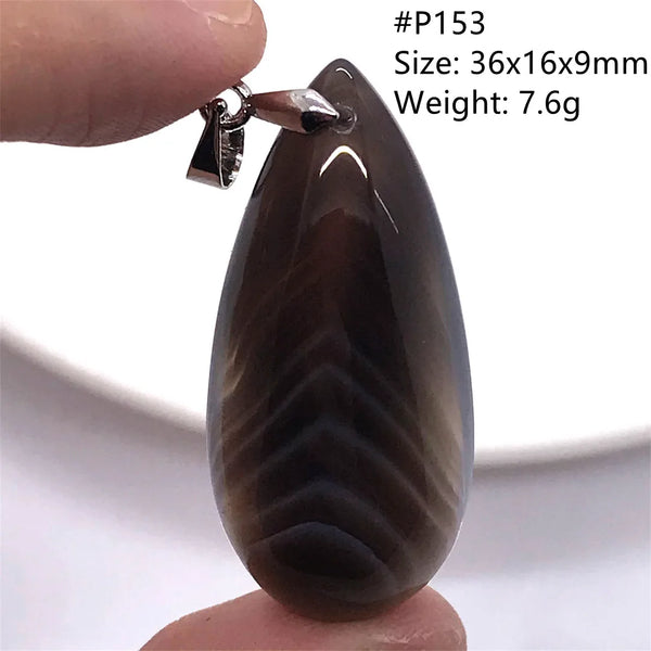 Black Lace Agate Pendant-ToShay.org