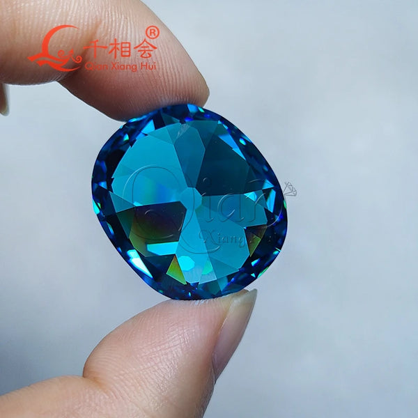 Blue Cubic Zirconia Diamond-ToShay.org