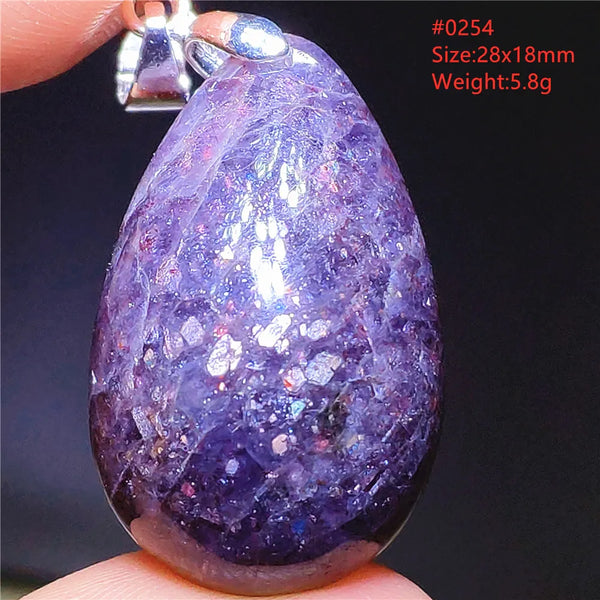 Blue Blood Red Lolite Pendant-ToShay.org