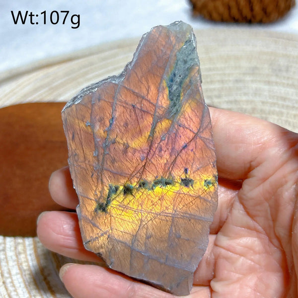 Purple Labradorite Slice-ToShay.org