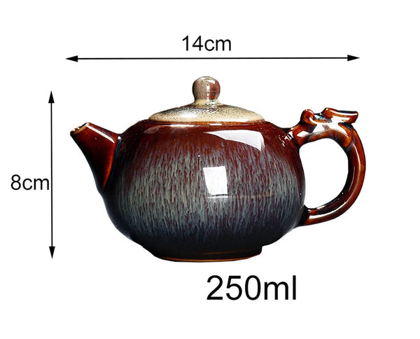 Glazed Ceramic Teapot-ToShay.org