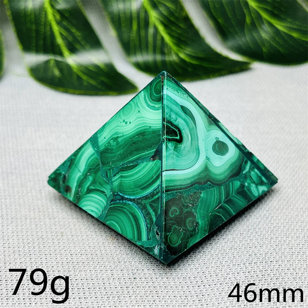 Green Malachite Pyramid-ToShay.org