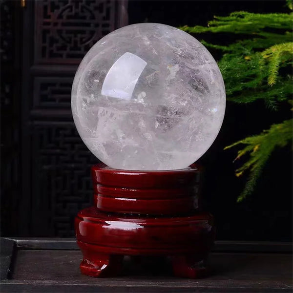White Crystal Quartz Ball-ToShay.org
