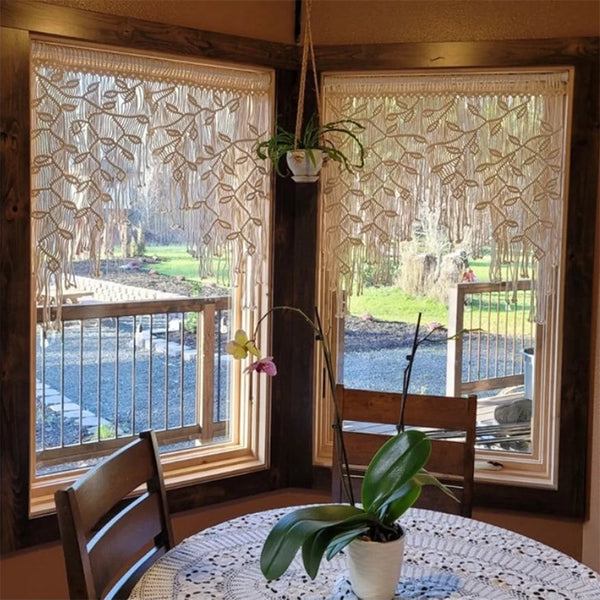 Macrame Curtain-ToShay.org