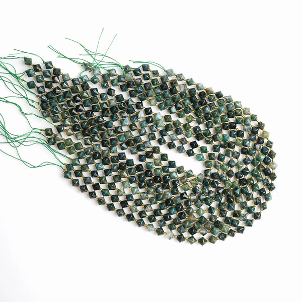 Green Moss Agate Beads-ToShay.org
