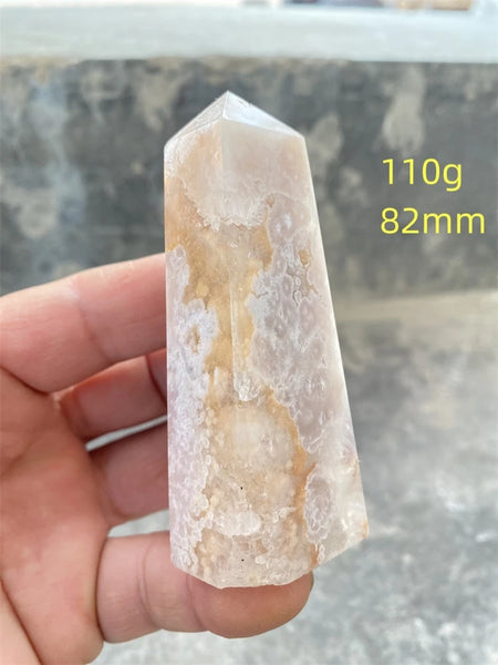Pink Amethyst Cherry Blossom Agate-ToShay.org