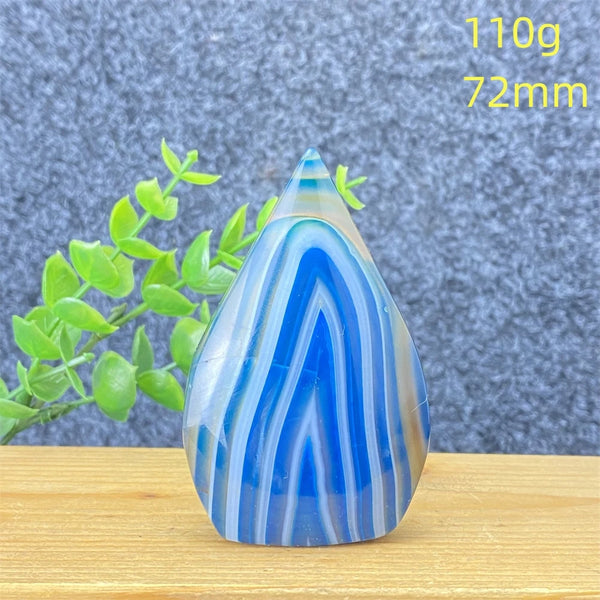 Blue Lace Agate Torch-ToShay.org