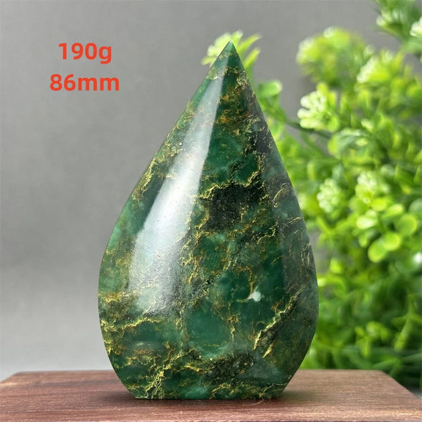 Green Emerald Agate Torch-ToShay.org