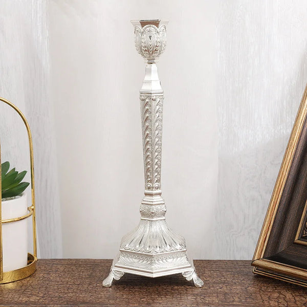 Mixed Embossed Candlesticks-ToShay.org