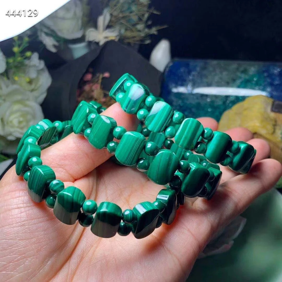 Green Malachite Azurite Bracelet-ToShay.org