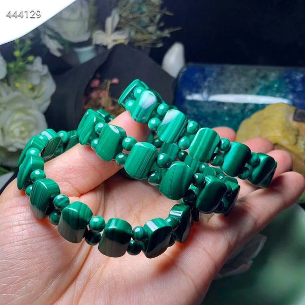 Green Malachite Azurite Bracelet-ToShay.org
