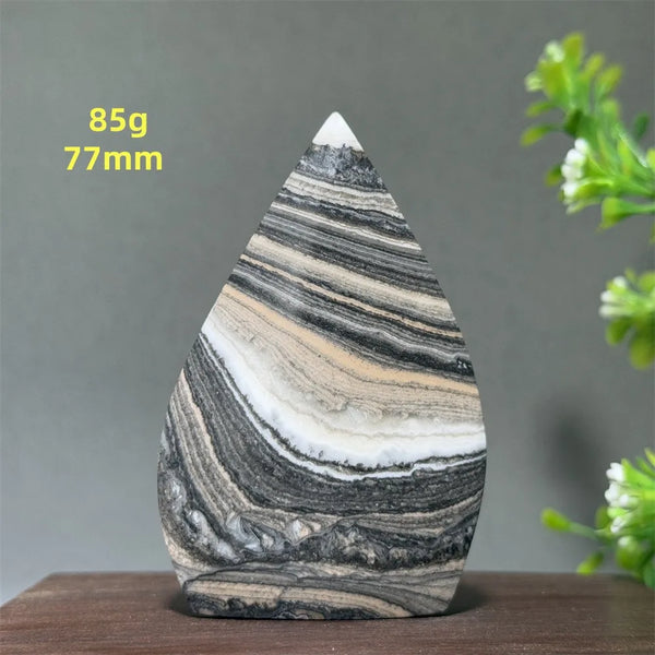 Grey Striped Agate Torch-ToShay.org