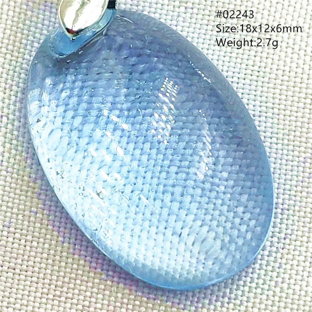 Blue Topaz Crystal Pendant-ToShay.org