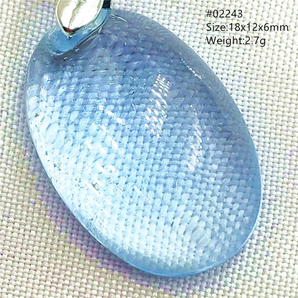 Blue Topaz Crystal Pendant-ToShay.org