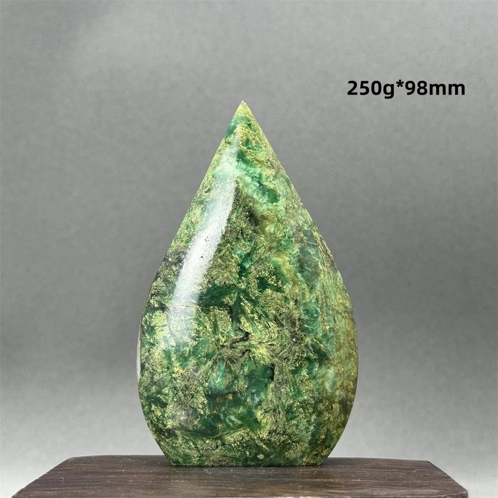 Green Emerald Jasper Torch-ToShay.org