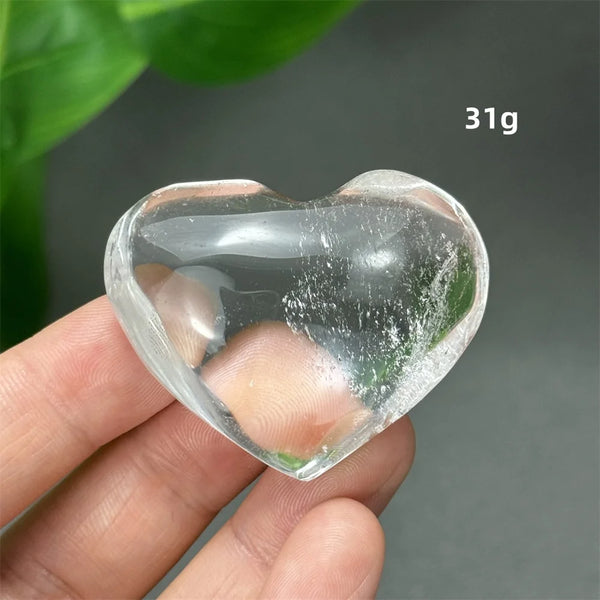 Clear Crystal Heart-ToShay.org