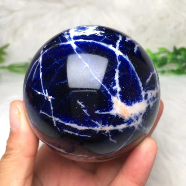 Blue Dumortierite Balls-ToShay.org
