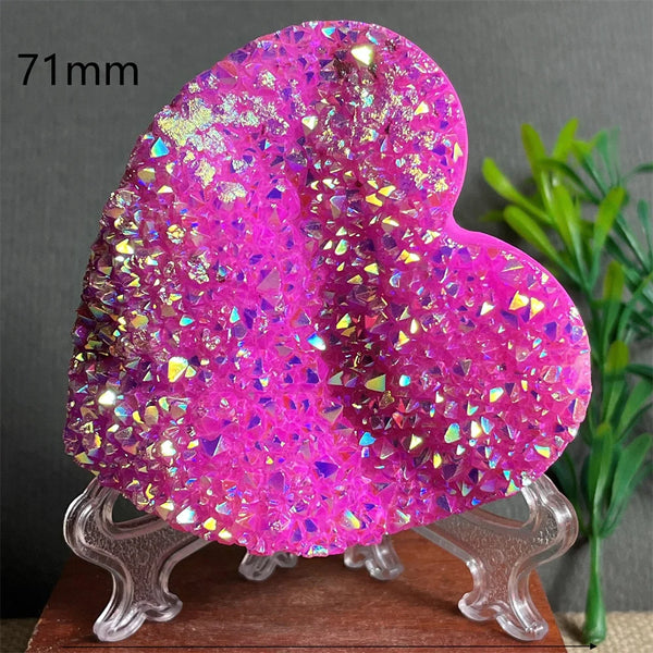 Rainbow Aura Crystal Heart-ToShay.org