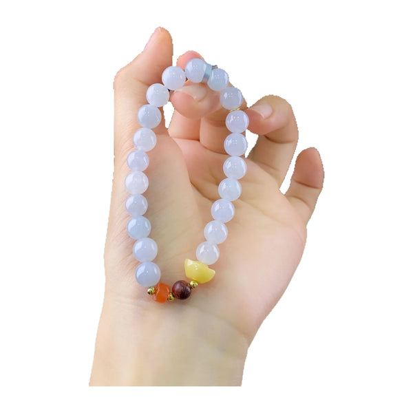 White Jadeite Bracelet-ToShay.org