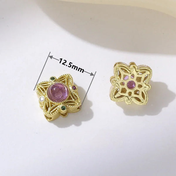 Gold Amethyst Beads-ToShay.org