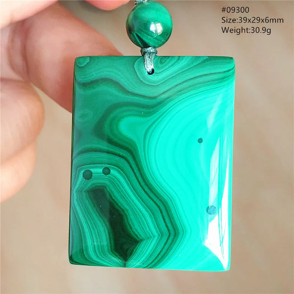 Green Malachite Chrysocolla Pendant-ToShay.org