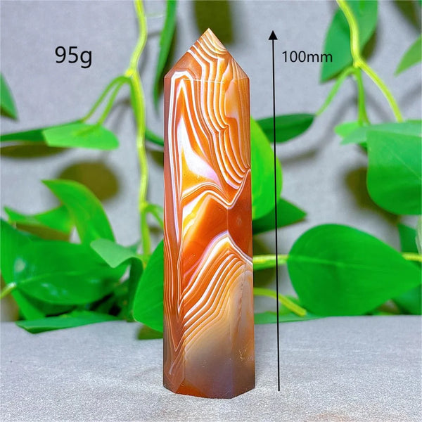 Orange Carnelian Quartz Tower-ToShay.org