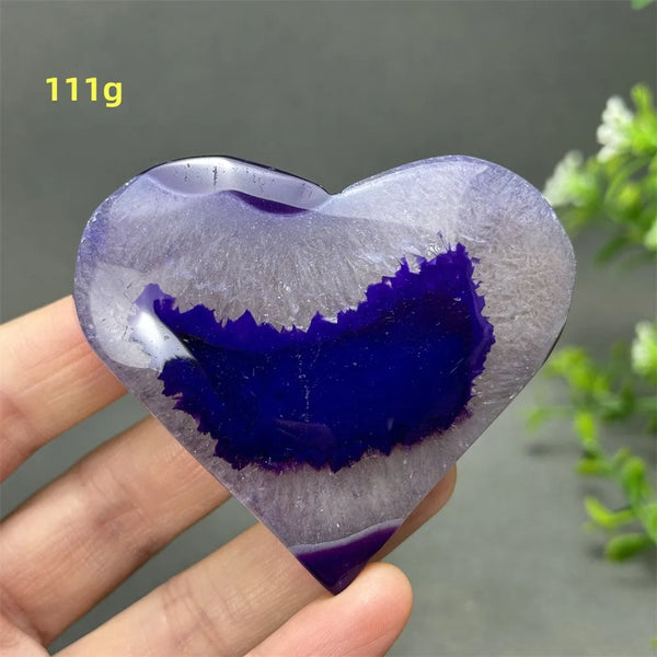 Purple Agate Heart-ToShay.org